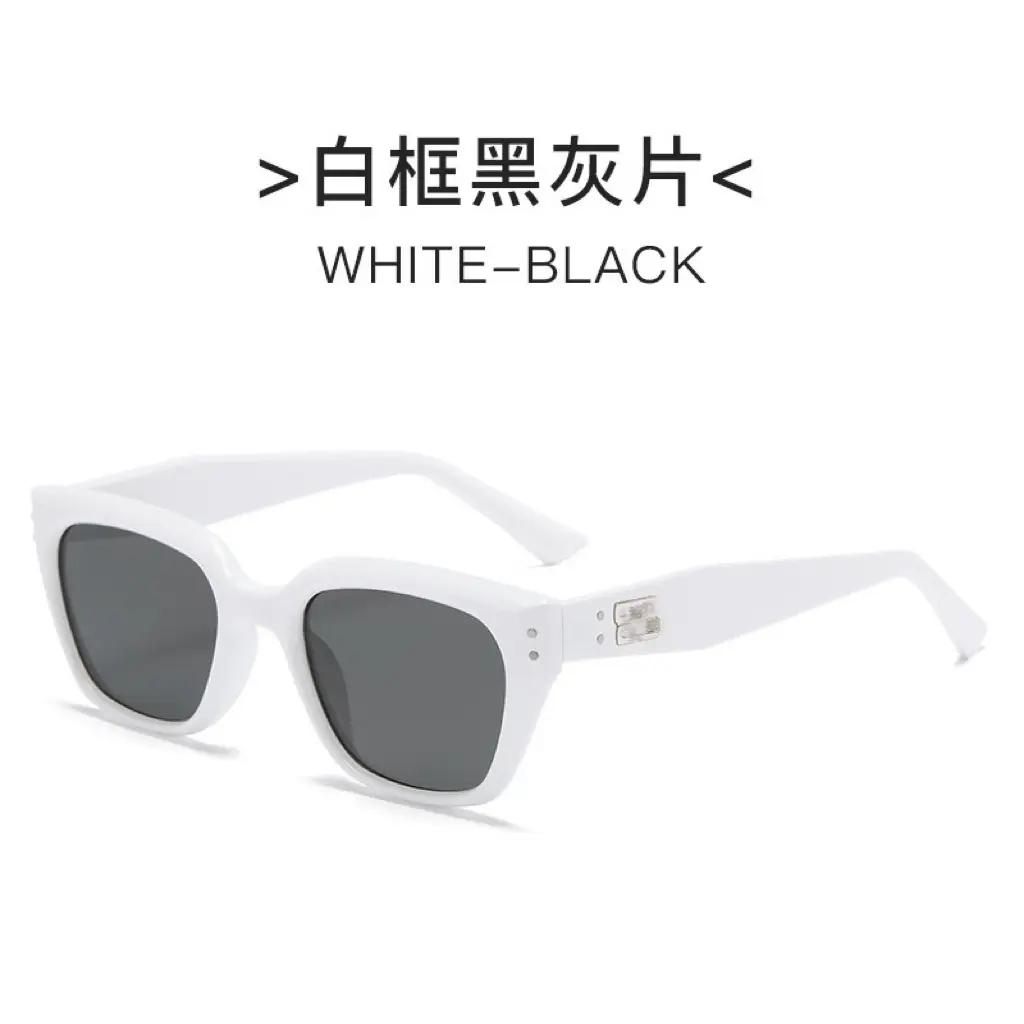 2024 Women Sunglasses K-Style Black Brown - Image 6