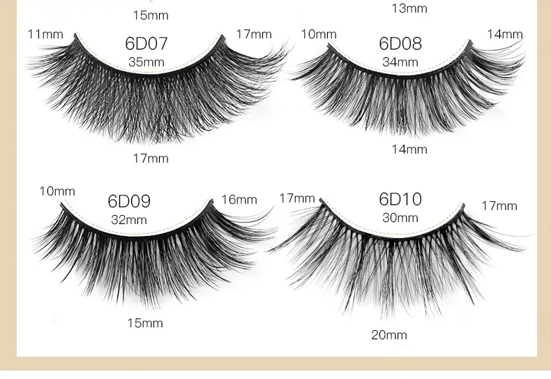 5 Pairs Chemical Fiber False Eyelashes Natural Thick One-Piece — feature 5