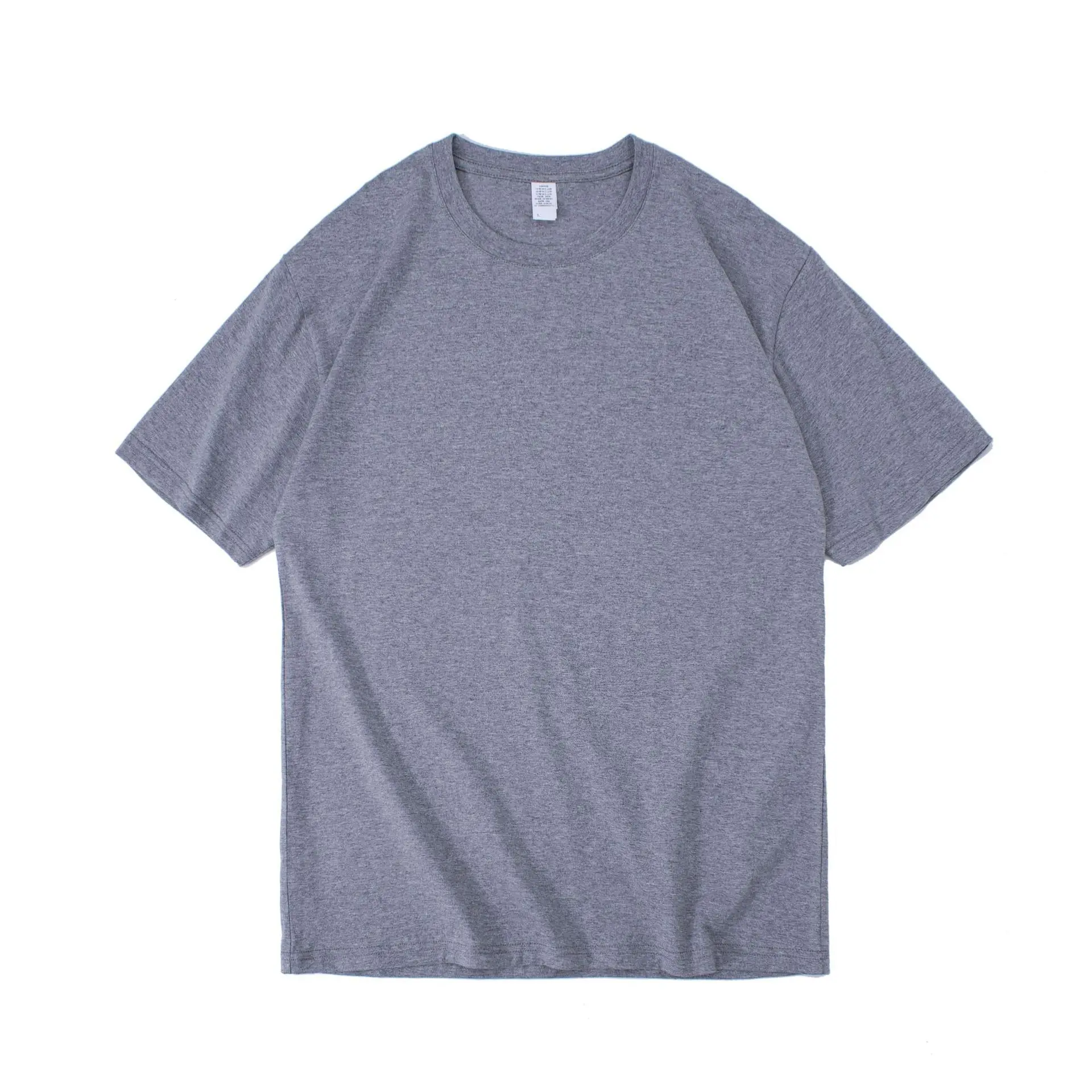Men's Brown Cotton T-Shirt Short Sleeve Wholesale - Image 19