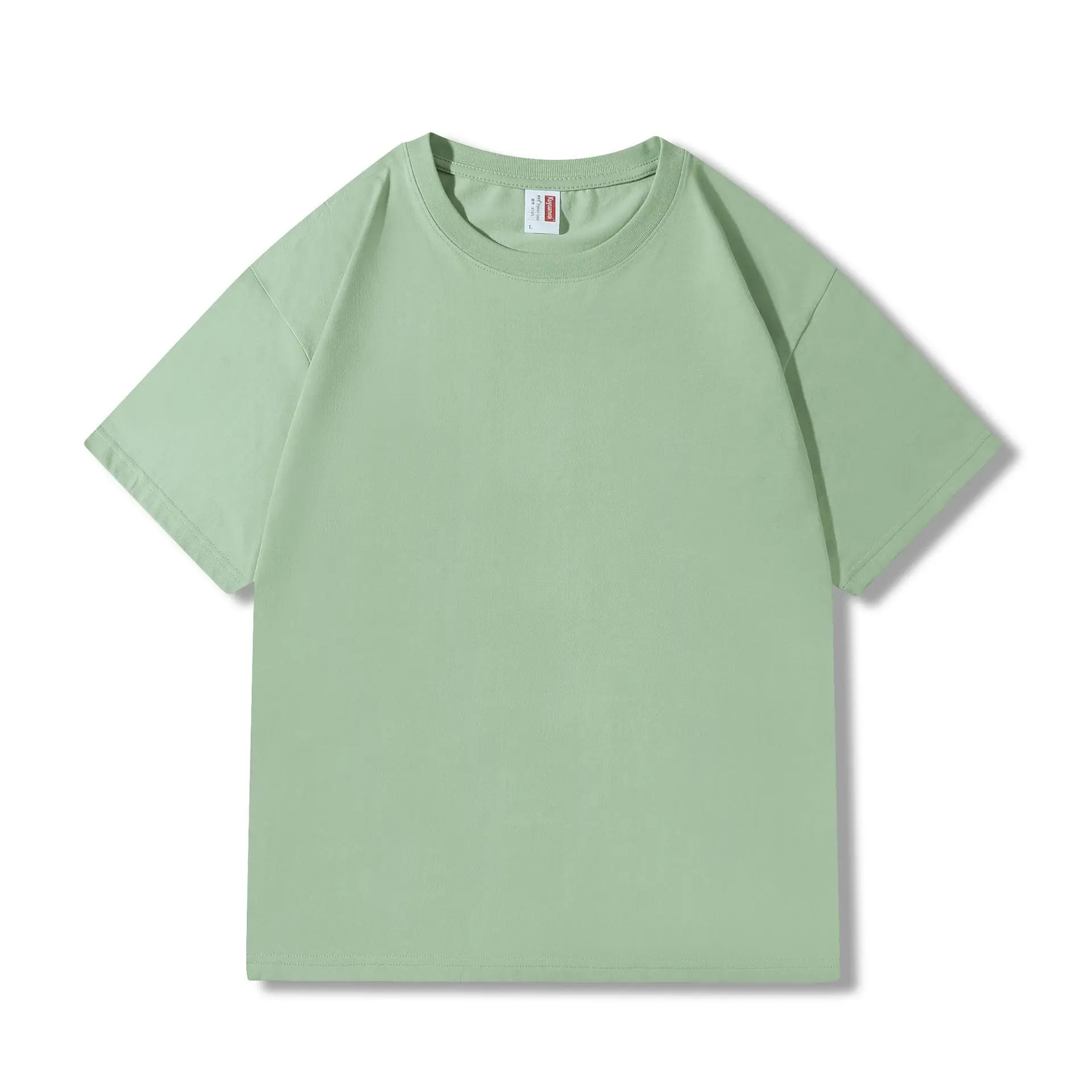 Men's Brown Cotton T-Shirt Short Sleeve Wholesale - Image 9