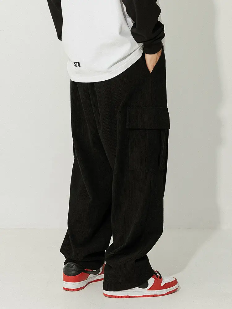 Japanese Style Corduroy Pants Brown 2025 Spring - Image 7