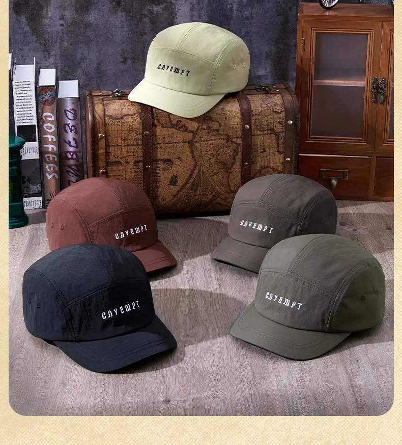 Women's Big Head Baseball Cap with Long Brim Deep Wide Brim — feature 20