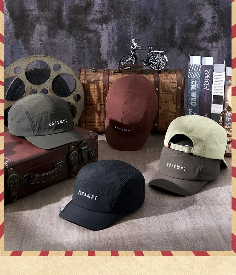 Women's Big Head Baseball Cap with Long Brim Deep Wide Brim — feature 3