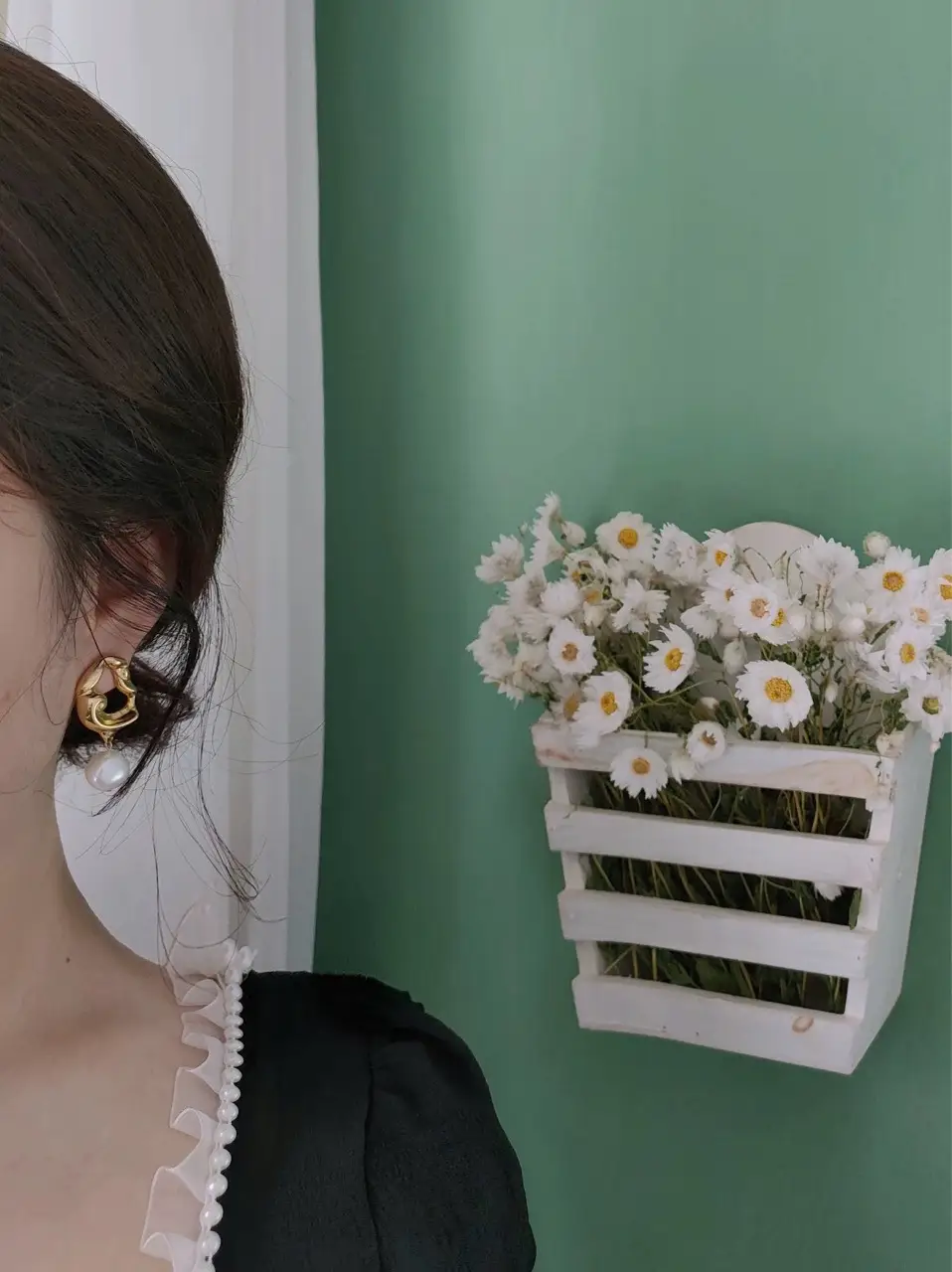European & American Style Pearl Brass Earrings for Women — feature 3