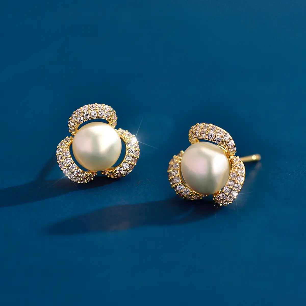 New S925 Pearl Earrings European Style — feature 7
