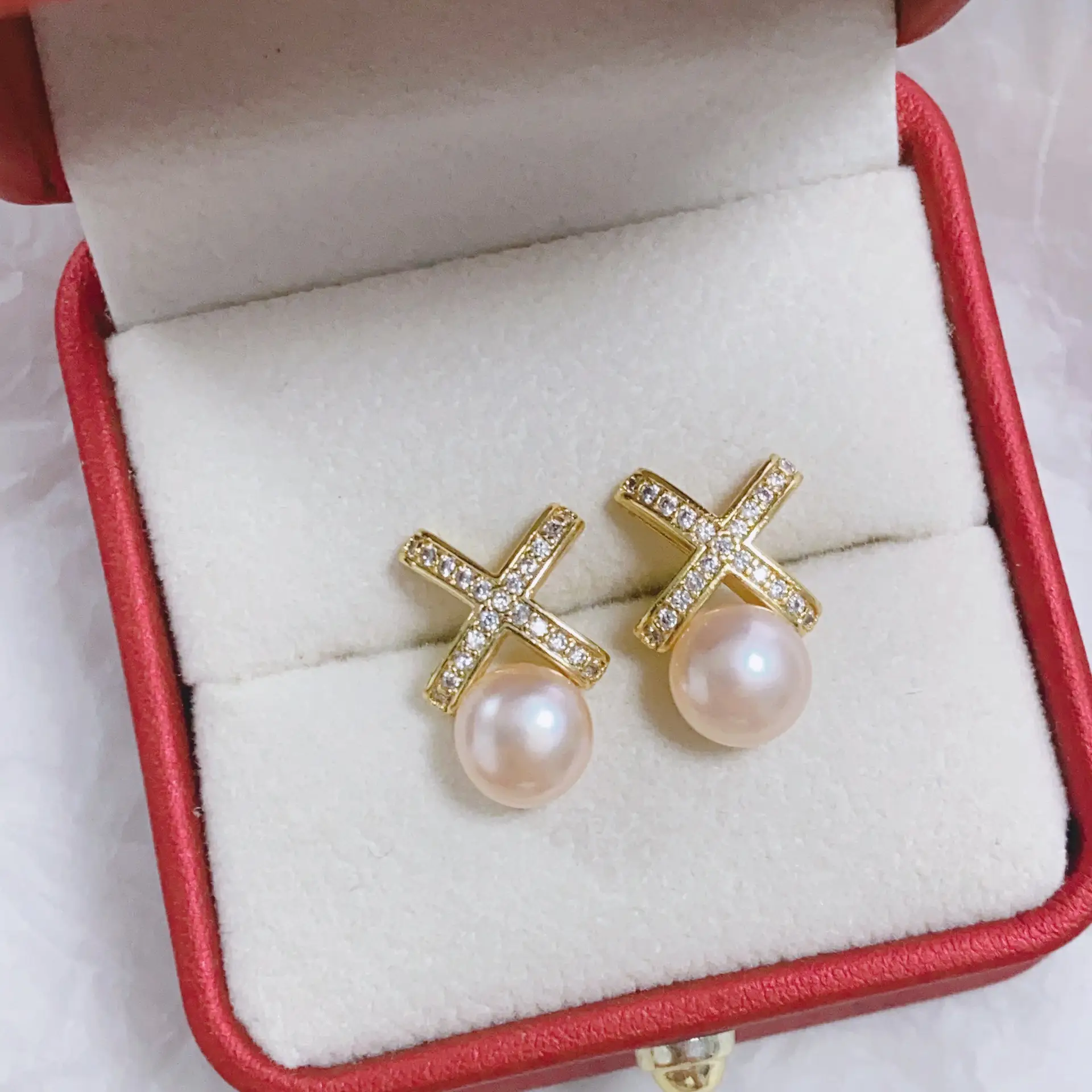 S925 Gold Plated Pearl Bow Earrings for Women — feature 14