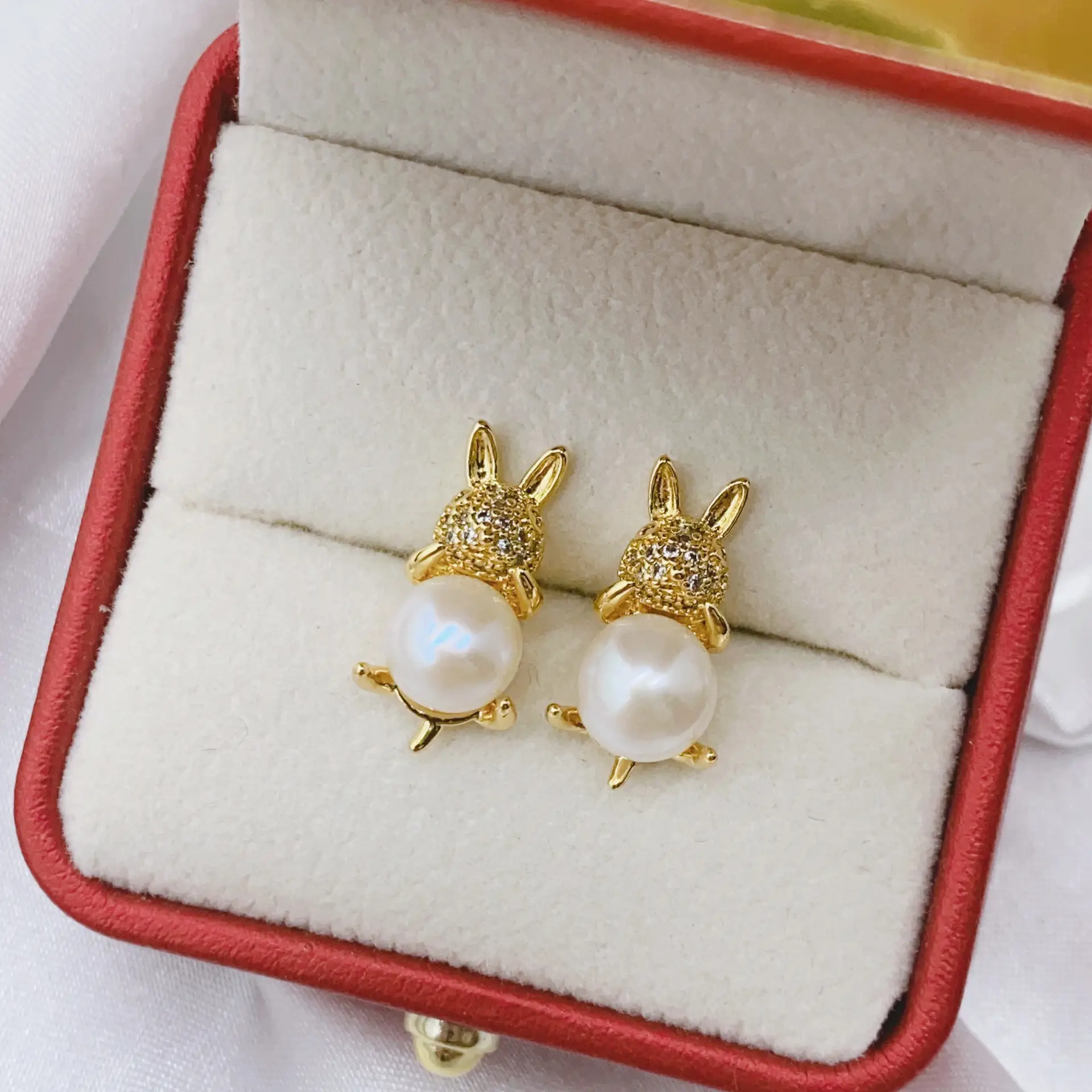 S925 Gold Plated Pearl Bow Earrings for Women — feature 17