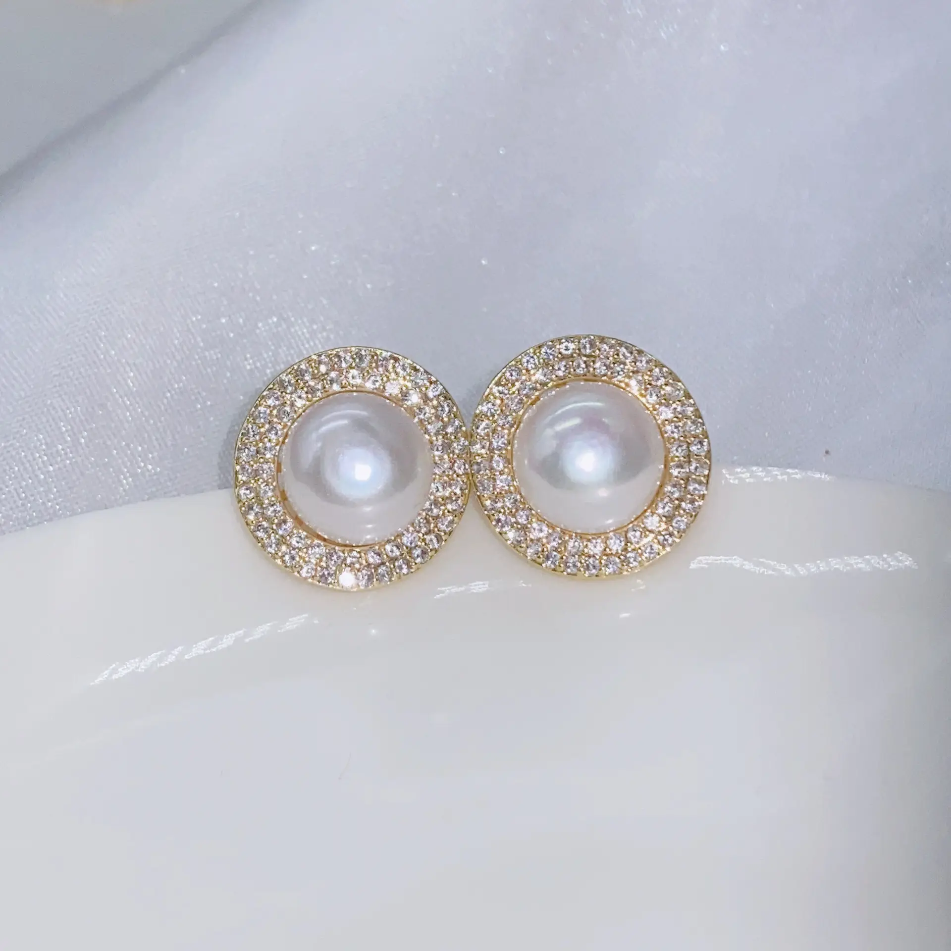 S925 Gold Plated Pearl Bow Earrings for Women — feature 27