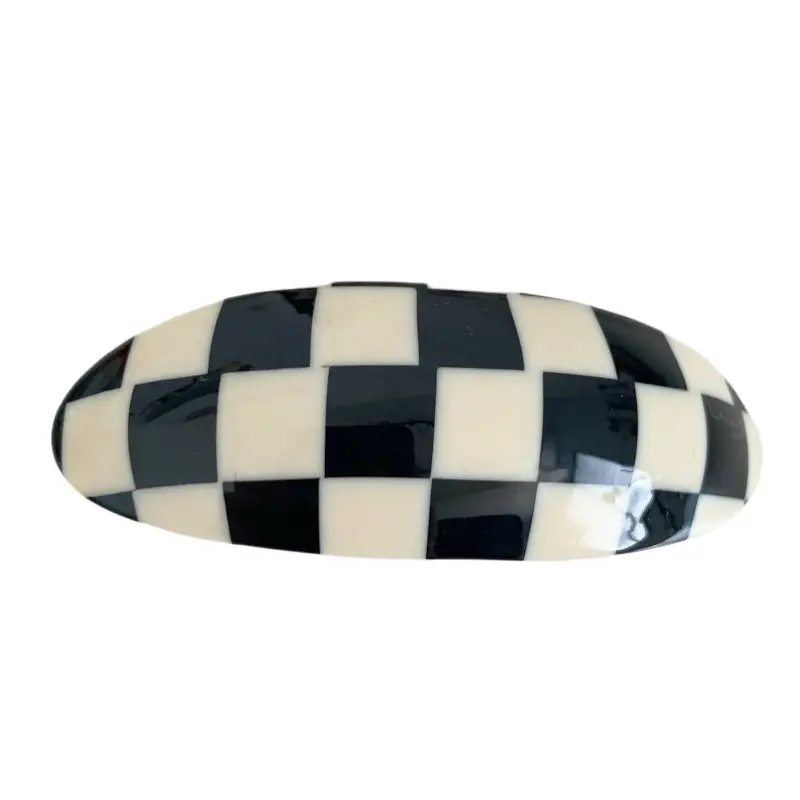 French Vintage Checkered Hairpin for Women - Image 11