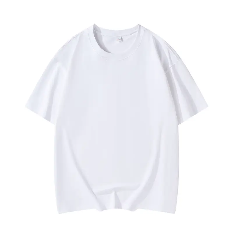 Men's White Cotton Oversize T-Shirt 26"
