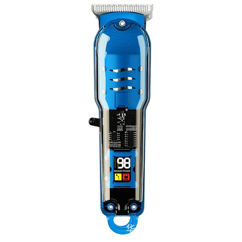 Transparent Electric Hair Clipper with 12mm Blades - Image 14