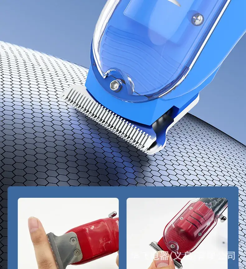 Transparent Electric Hair Clipper with 12mm Blades — feature 7