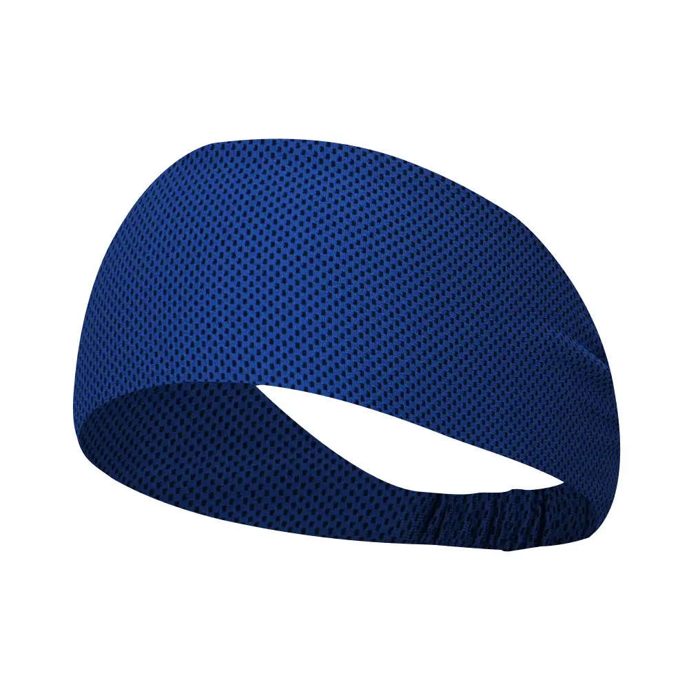 Blue Sweat-Active Headband for Gym & Yoga - Image 7