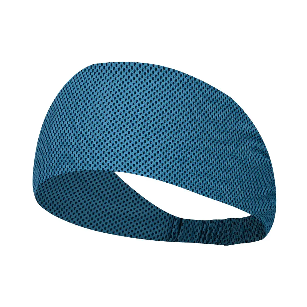 Blue Sweat-Active Headband for Gym & Yoga - Image 8