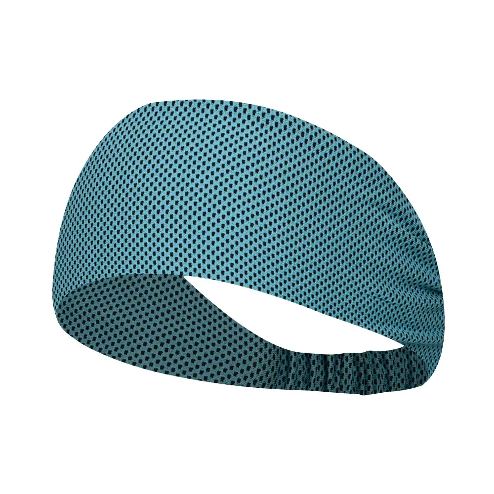 Blue Sweat-Active Headband for Gym & Yoga - Image 9