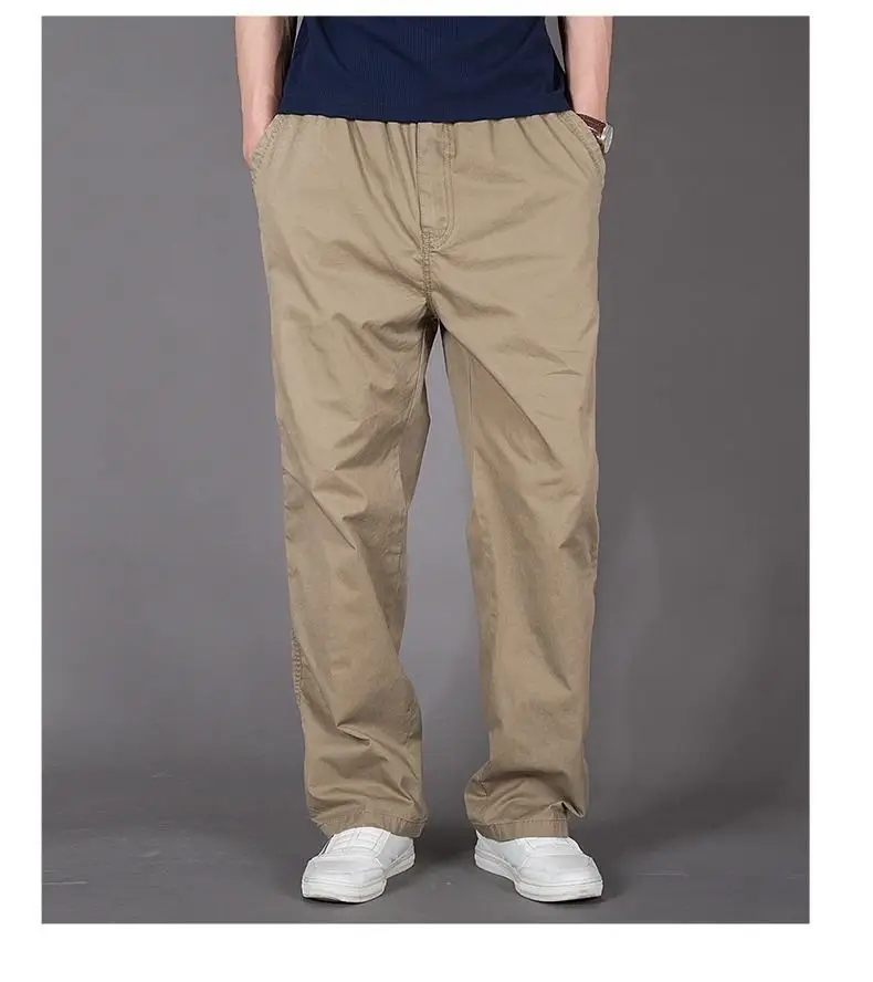 Summer Thin Work Pants for Men, 95% Cotton, Loose Casual Pants, Cross-Border Men's Pants, Outdoor Sports Straight-Leg Large Size Long Pants — feature 24