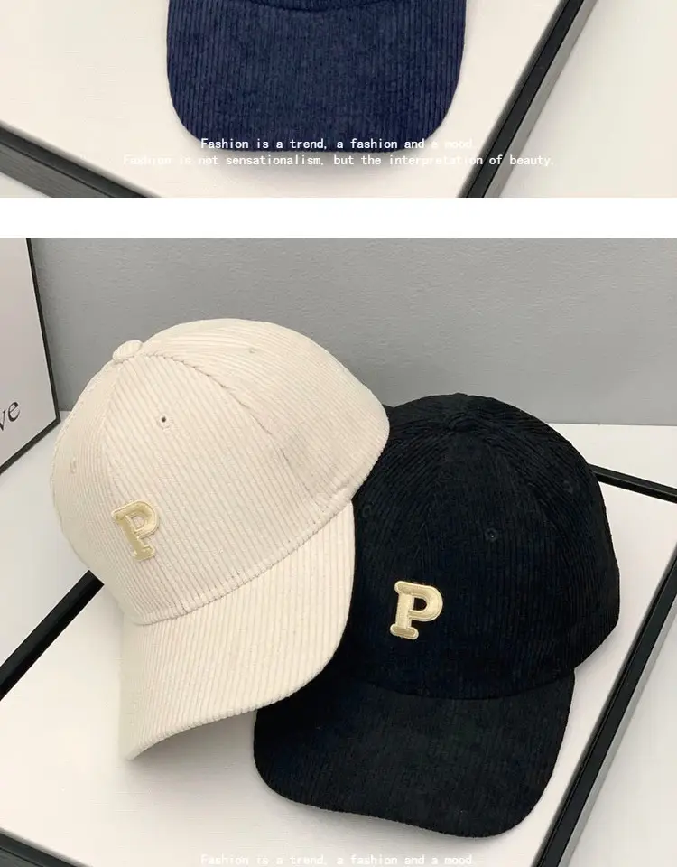 Men P Logo Cap Blue Brown Casual Cap — feature 12