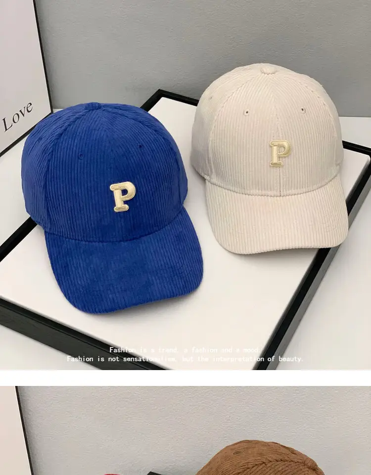 Men P Logo Cap Blue Brown Casual Cap — feature 9