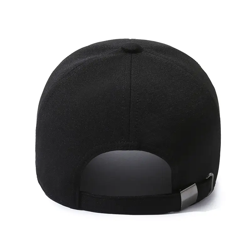 Men's Black Baseball Cap Sport Fashion All Match