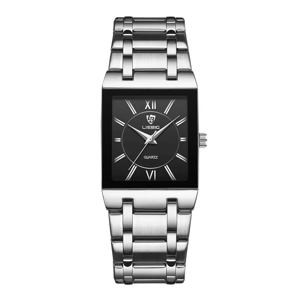 Liebig Gold Square Watch for Women Men Waterproof Elegant Quartz - Image 7