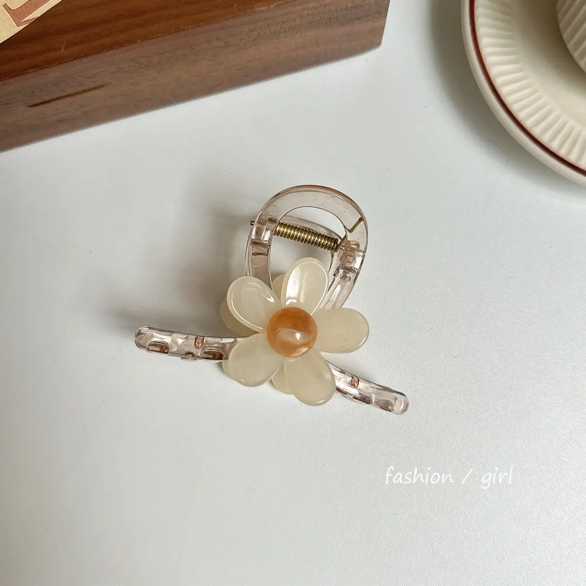 Elegant Flower Hairpin for Women Summer Updo Clip — feature 17