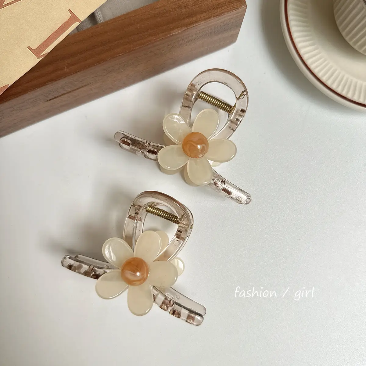 Elegant Flower Hairpin for Women Summer Updo Clip — feature 19