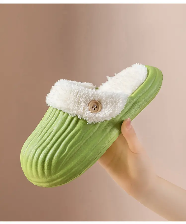 Couple's Cotton Slippers Autumn and Winter Indoor Comfortable Soft-soled Warm Home Korean-style Moon Shoes Outwear Mao Mao Shoes — feature 15