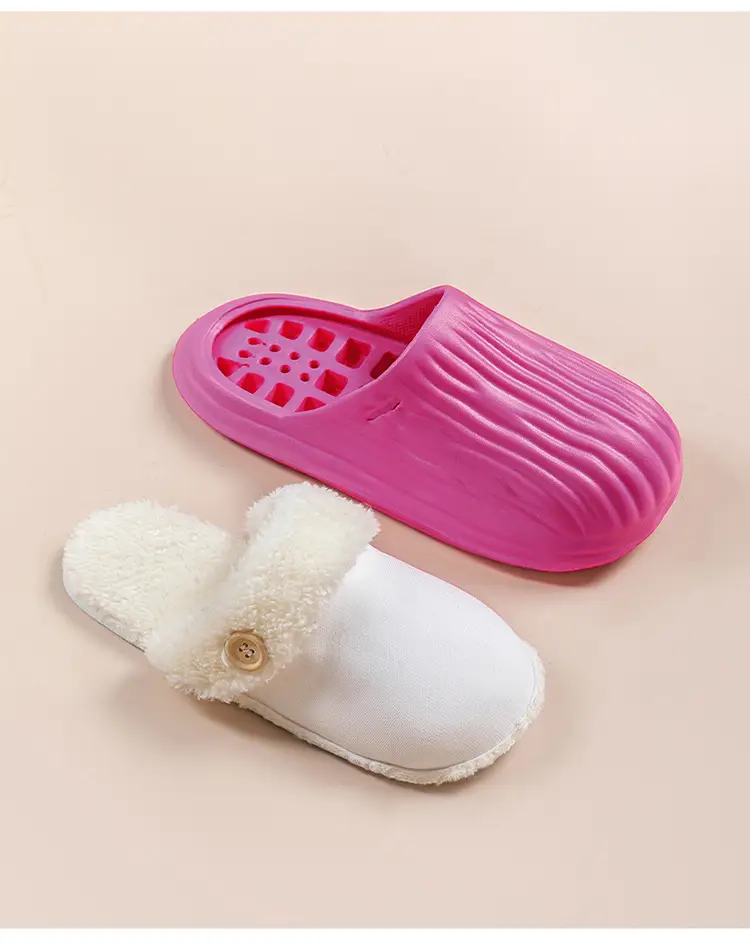 Couple's Cotton Slippers Autumn and Winter Indoor Comfortable Soft-soled Warm Home Korean-style Moon Shoes Outwear Mao Mao Shoes — feature 20