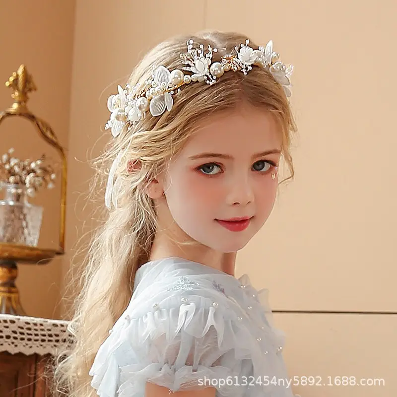 Children's Mori Style Fairy Hair Band with Flowers - Image 17
