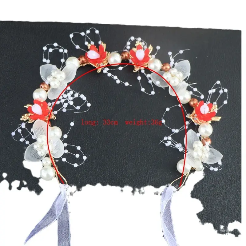 Children's Mori Style Fairy Hair Band with Flowers - Image 18