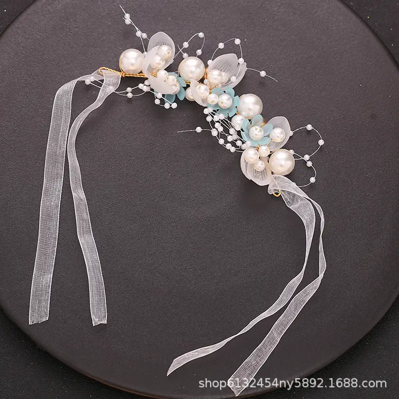 Children's Mori Style Fairy Hair Band with Flowers - Image 8
