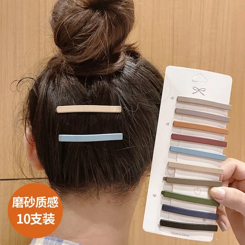 Invisible Hairpin Set 10 Pcs Travel Friendly Black - Image 9