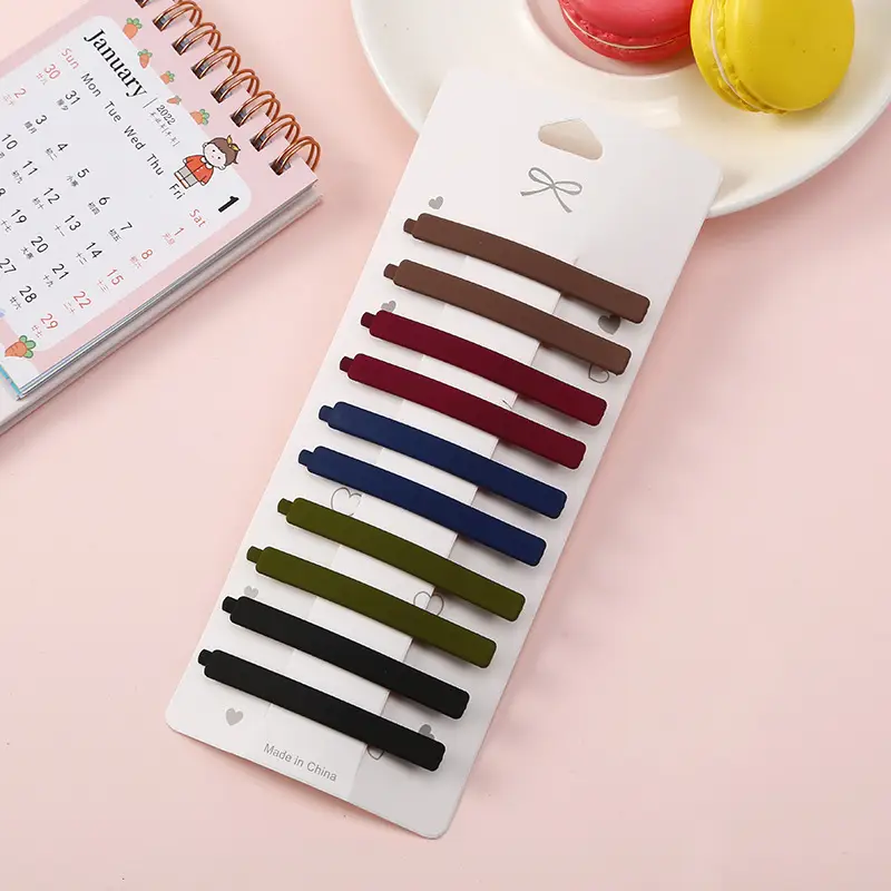 Invisible Hairpin Set 10 Pcs Travel Friendly Black - Image 2