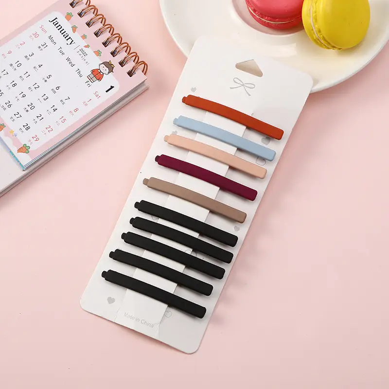 Invisible Hairpin Set 10 Pcs Travel Friendly Black - Image 3