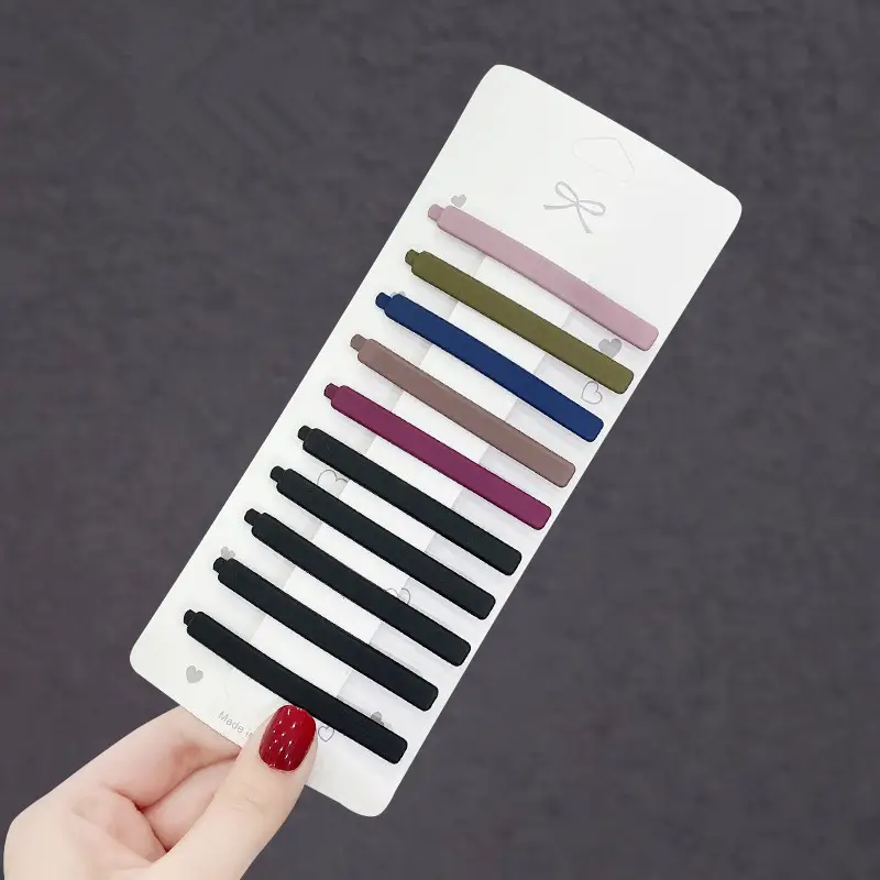 Invisible Hairpin Set 10 Pcs Travel Friendly Black - Image 8