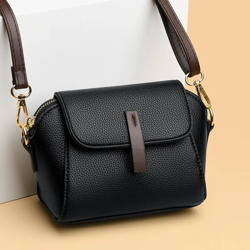 Black Leather Crossbody Bag for Women 2026 - Image 7