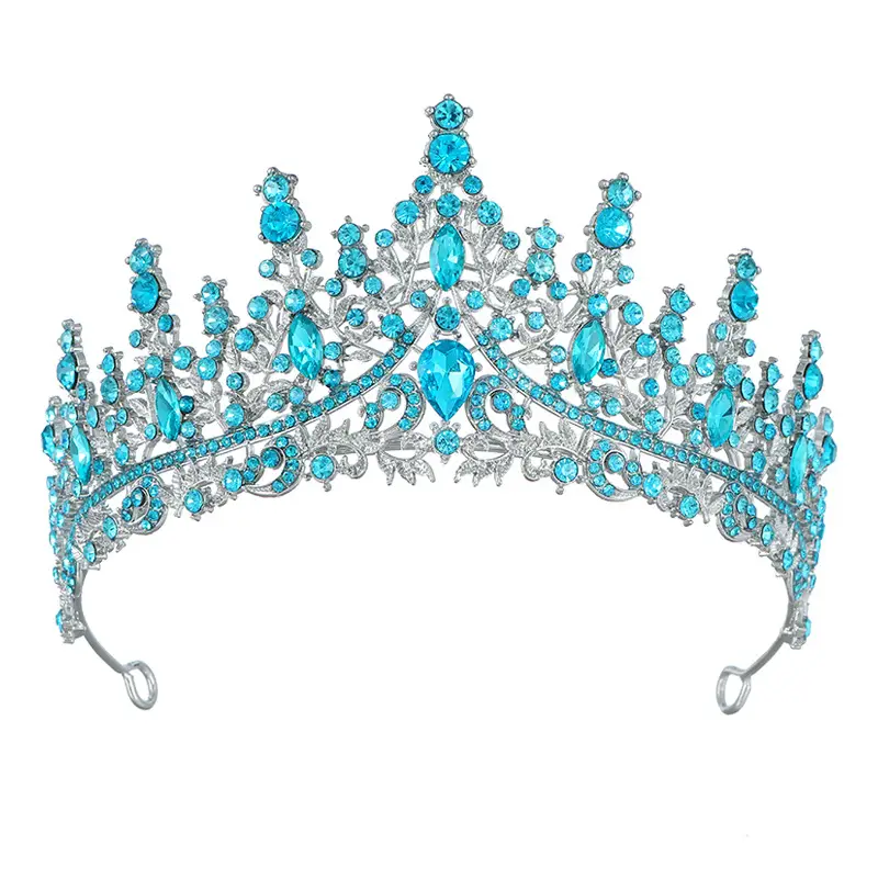 Elegant Crystal Bridal Crown Hairband for Women - Image 10