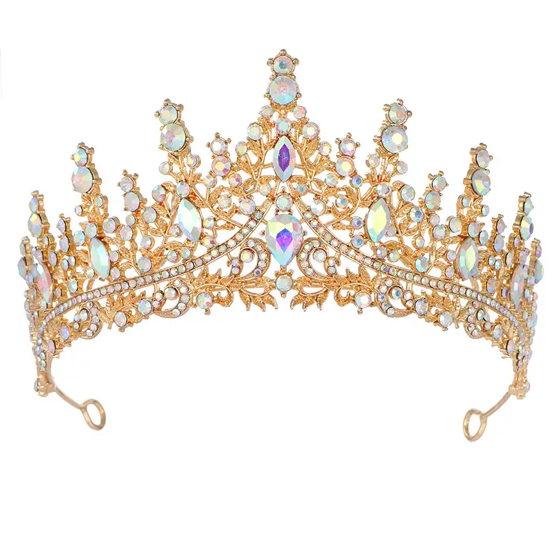 Elegant Crystal Bridal Crown Hairband for Women - Image 12