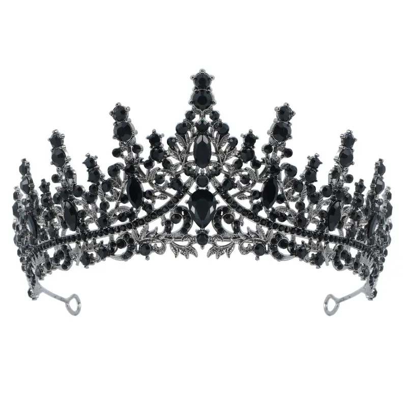 Elegant Crystal Bridal Crown Hairband for Women - Image 13