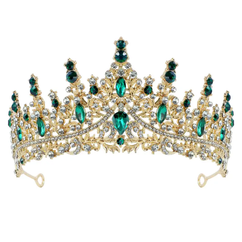 Elegant Crystal Bridal Crown Hairband for Women - Image 14
