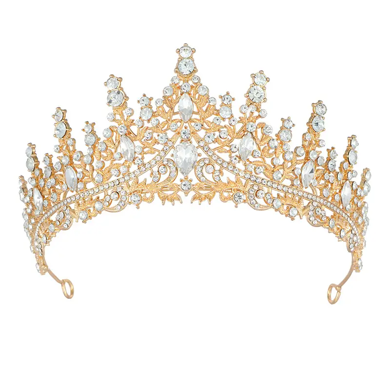 Elegant Crystal Bridal Crown Hairband for Women - Image 3