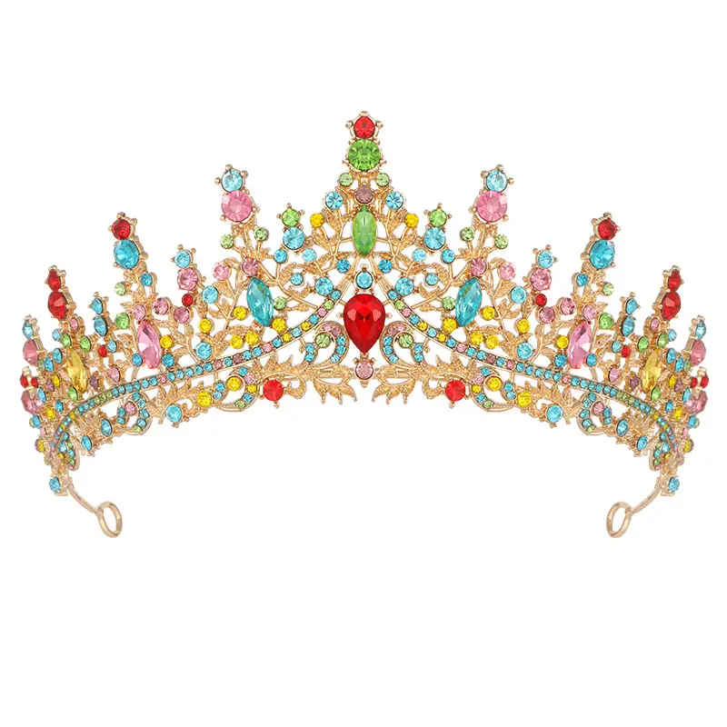 Elegant Crystal Bridal Crown Hairband for Women - Image 4