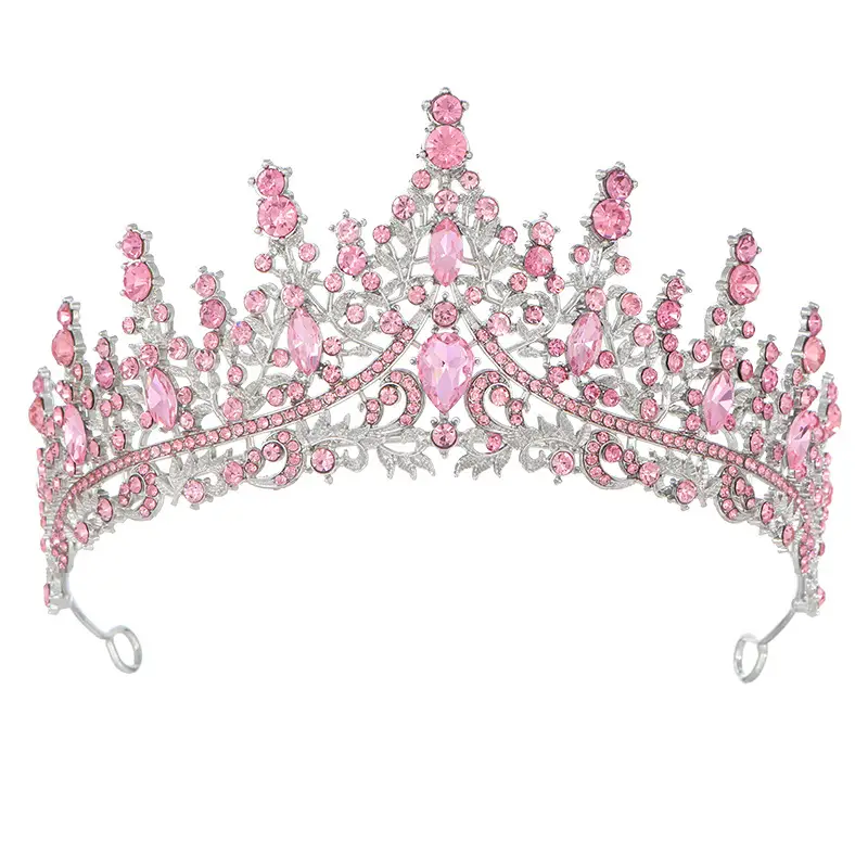 Elegant Crystal Bridal Crown Hairband for Women - Image 5