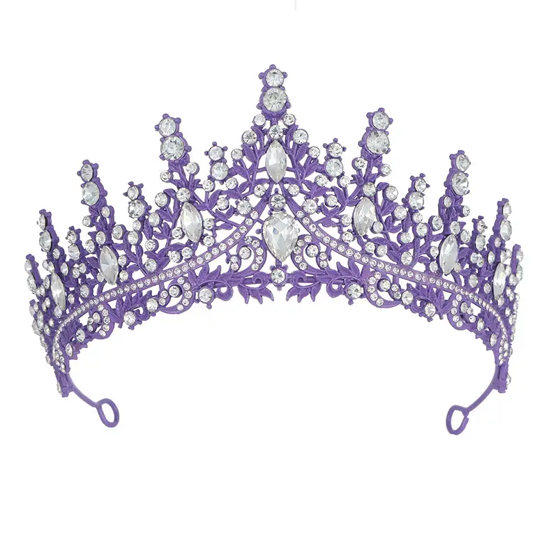 Elegant Crystal Bridal Crown Hairband for Women - Image 6
