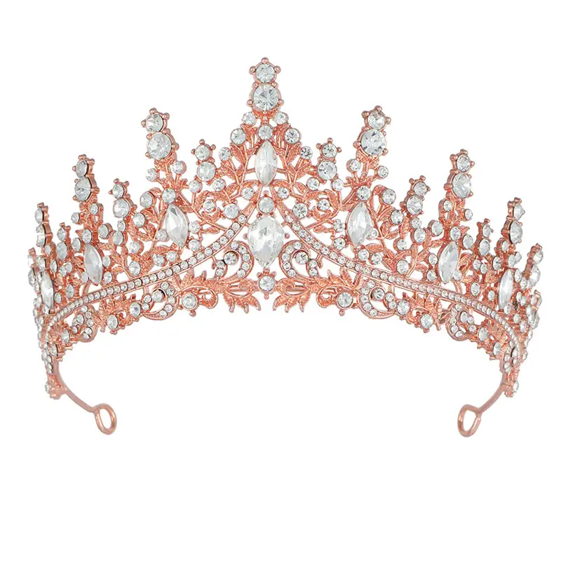 Elegant Crystal Bridal Crown Hairband for Women - Image 7