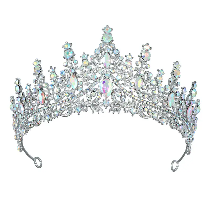 Elegant Crystal Bridal Crown Hairband for Women - Image 9