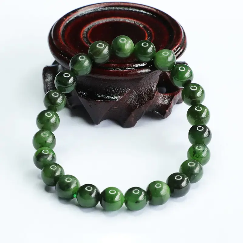 Green Jadeite Bracelet for Women Russian Material — feature 7