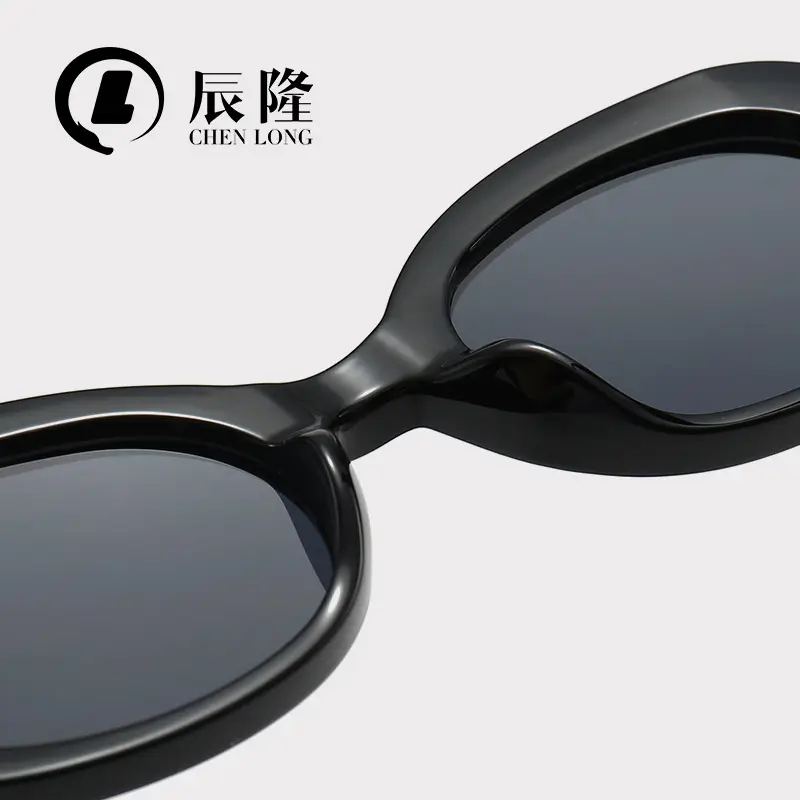 Women Anti-UV Round Sunglasses Korean Style - Image 10