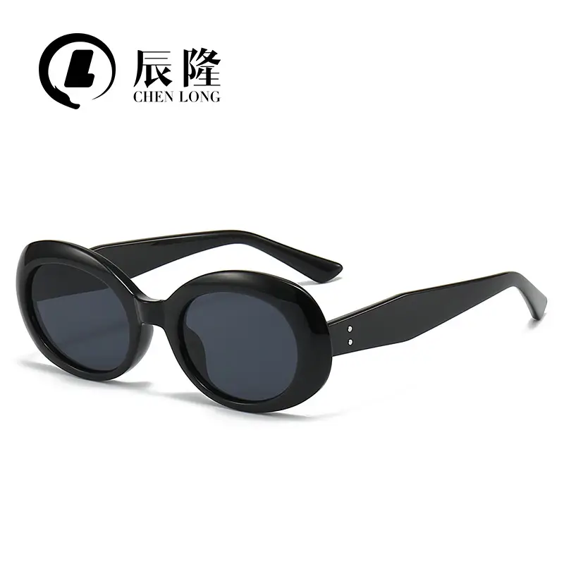 Women Anti-UV Round Sunglasses Korean Style - Image 11