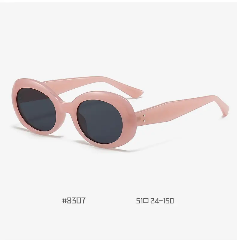 Women Anti-UV Round Sunglasses Korean Style — feature 10